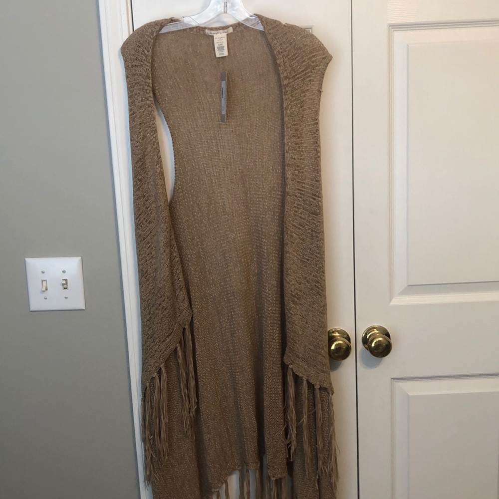 sleeveless cardigan